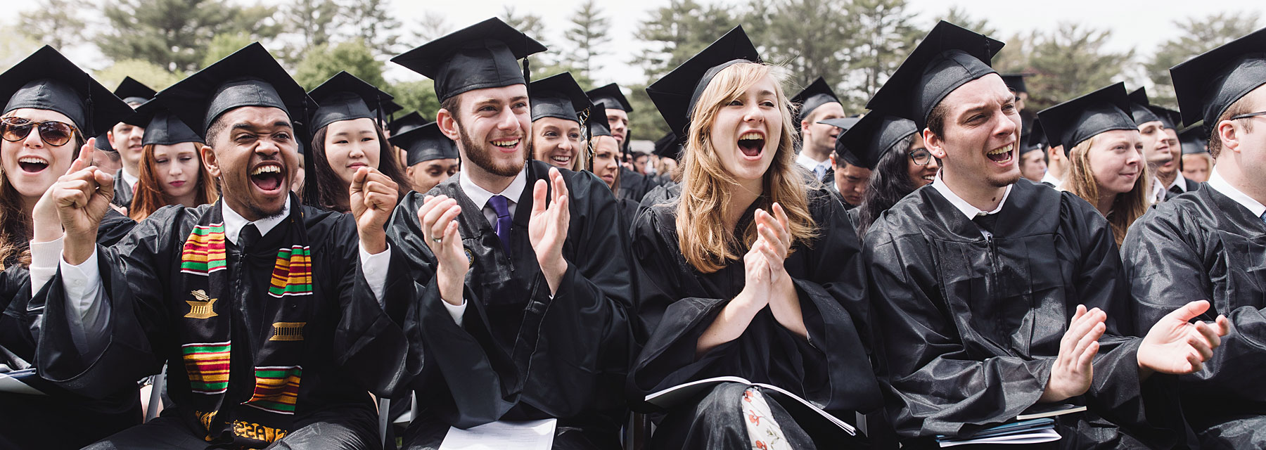 Commencement Students Applaud